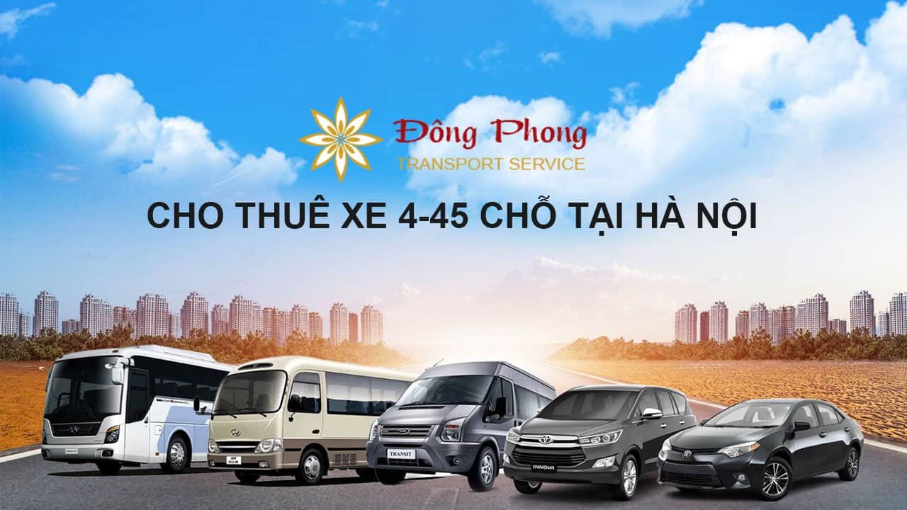 Thuê xe tại Hà Nội Đông Phong Transport
