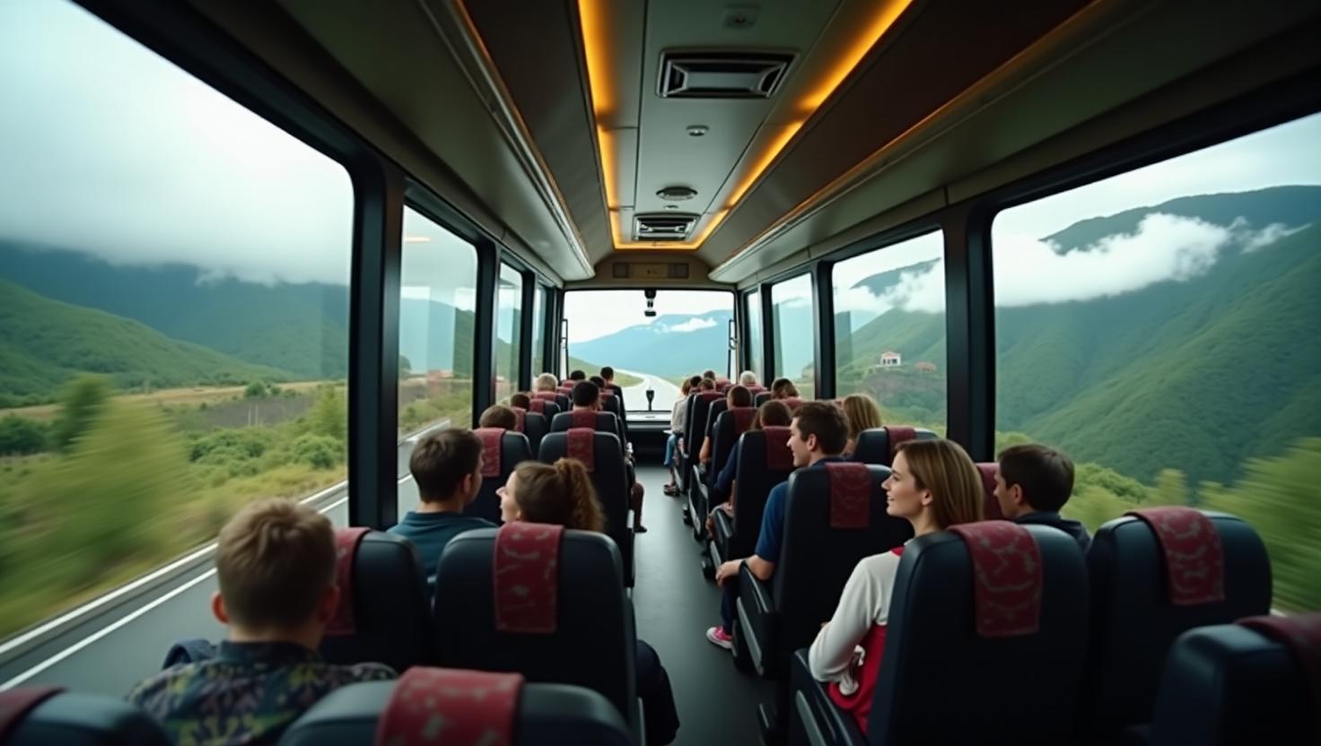 Thuê xe 29-45 chỗ đi Mẫu Sơn