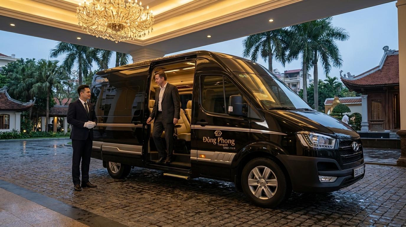 Dịch vụ thuê xe Limousine tại Hà Nội đưa đón sân bay và khách sạn 5 sao Đông Phong Transport