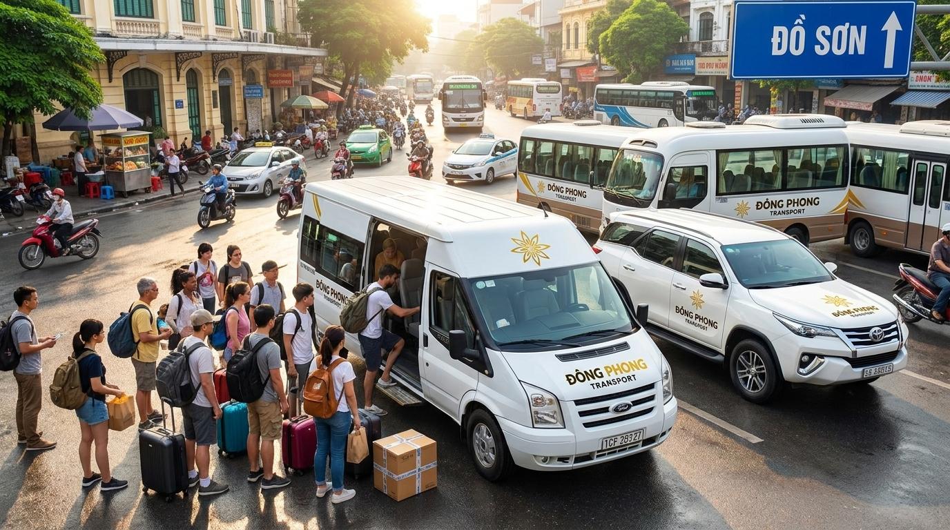 Nhu cầu thuê xe đi Đồ Sơn