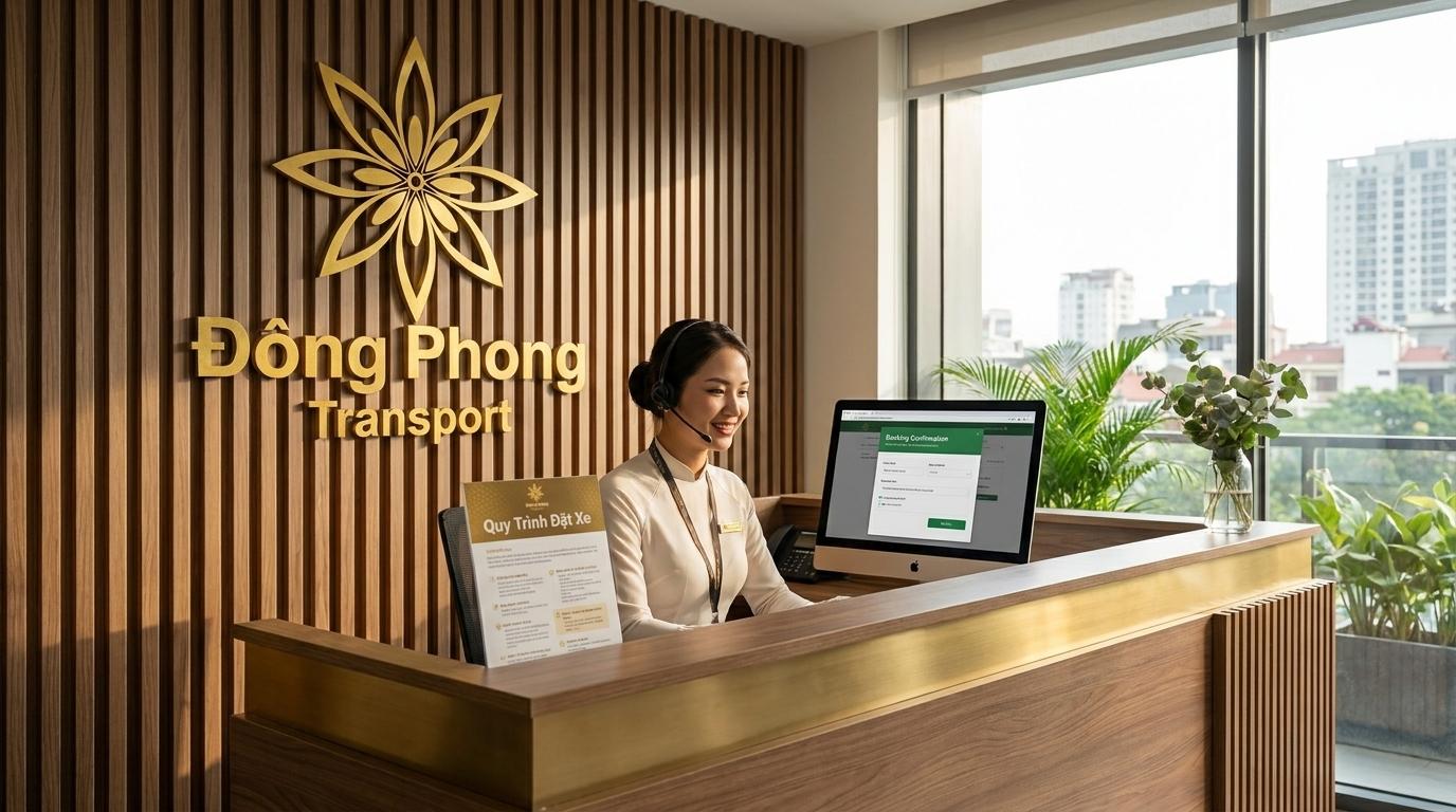 Quy trình đặt xe đi Đồ Sơn