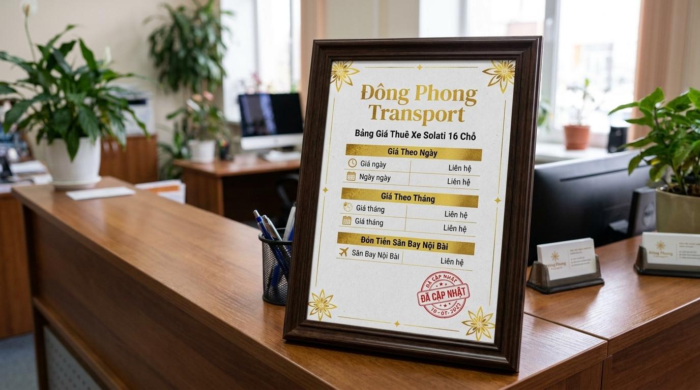 Giá thuê xe Solati tùy thuộc vào điểm đến, thời gian thuê