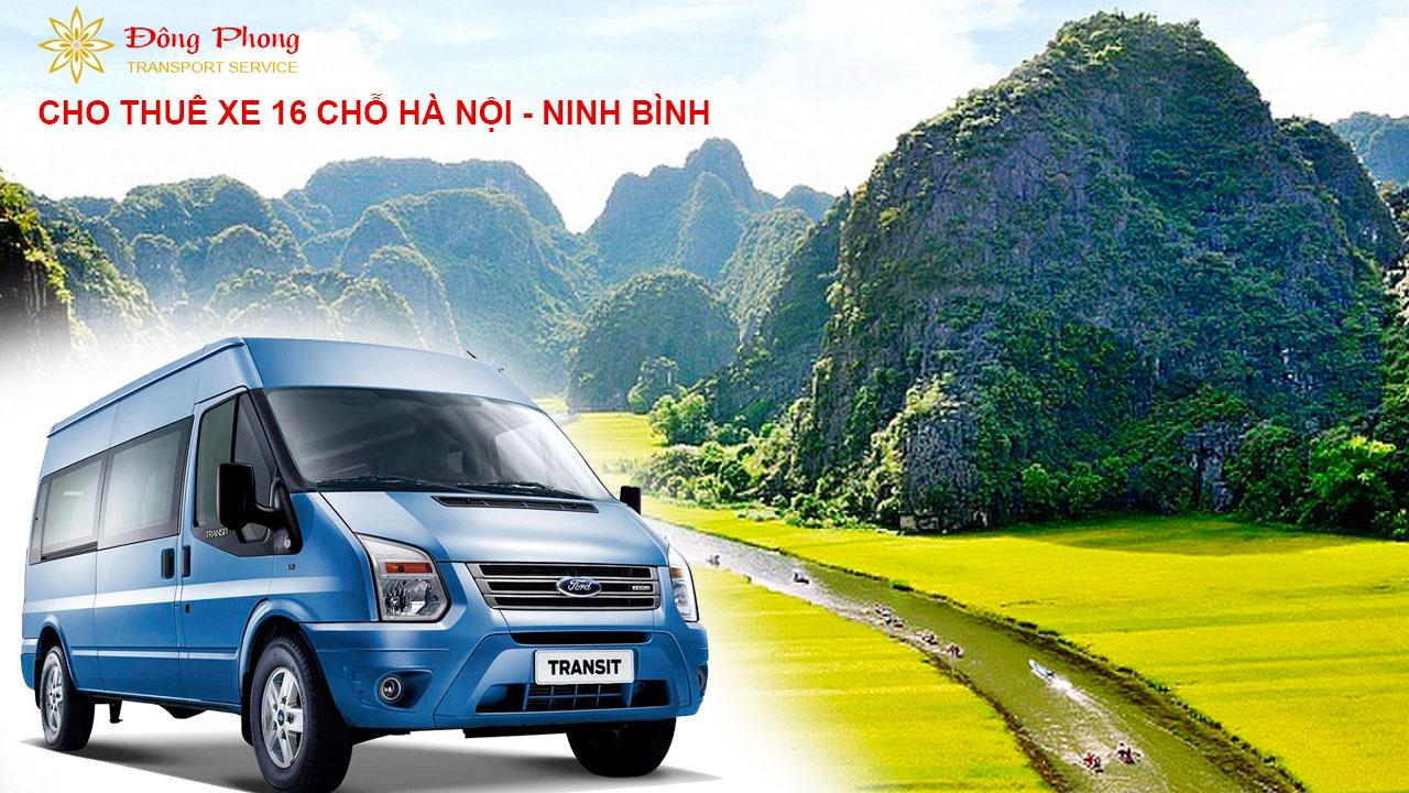 Đông Phong cho thuê xe 16 chỗ Hà Nội Ninh Bình