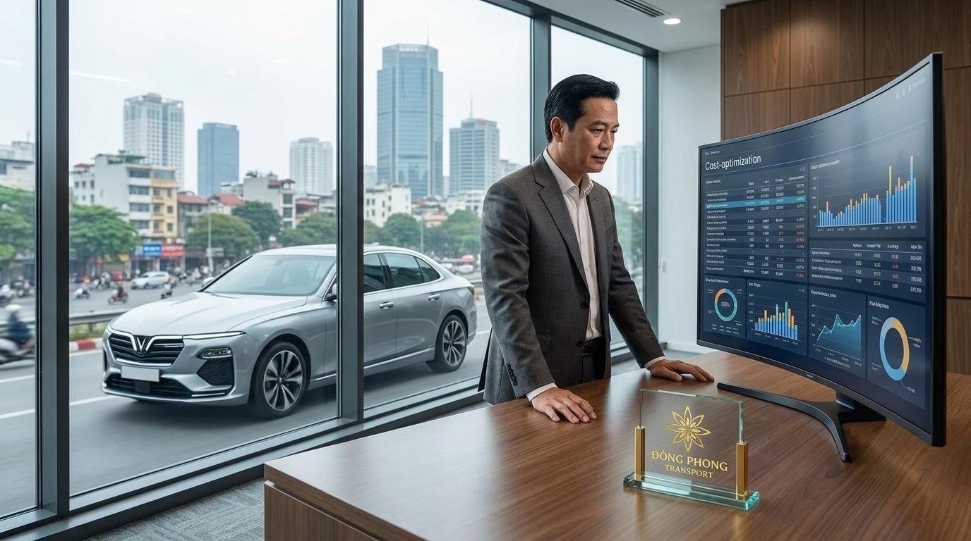 Doanh nghiệp thuê xe tiết kiệm chi phí