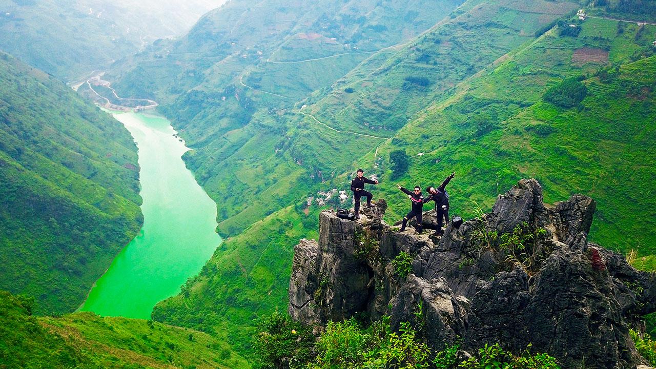 Một địa điểm check-in nổi tiếng ở Hà Giang.