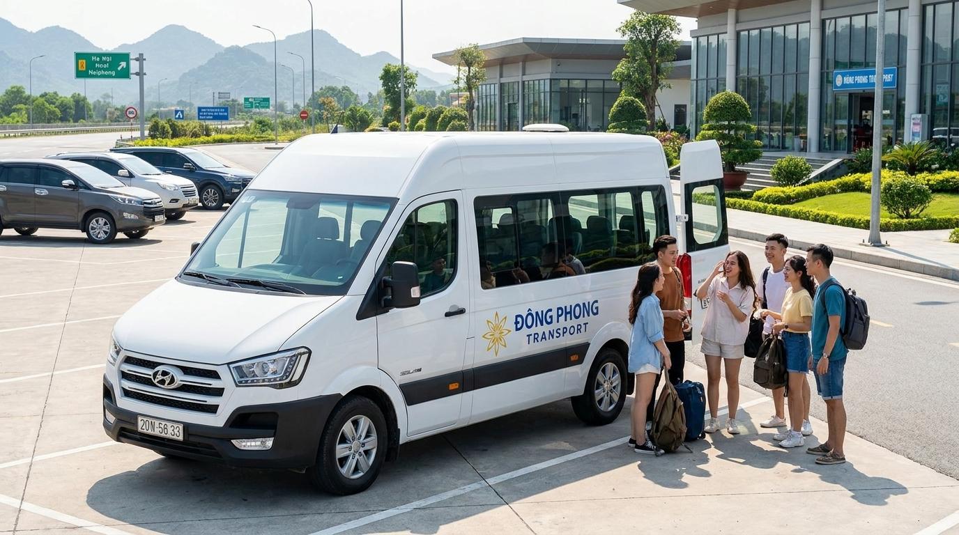 Thuê xe 16 chỗ đi Cát Bà