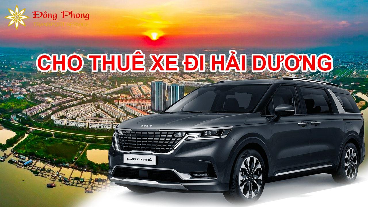 Đông Phong Transport cho thuê xe đi Hải Dương