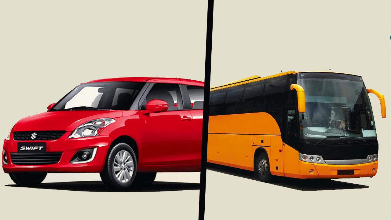 Xe riêng vs xe khách