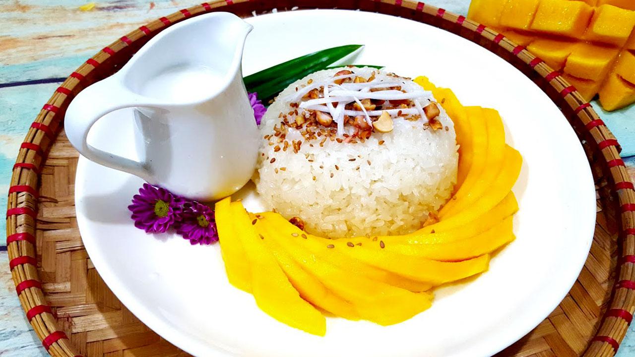 Món ăn xôi xoài Thái Lan