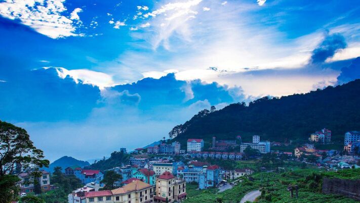 Bản đồ hiển thị khoảng cách từ Hà Nội đến Tam Đảo