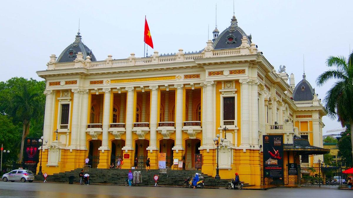 nhà hát lớn Hà Nội, công trình kiến trúc Pháp cổ, biểu tượng văn hóa nghệ thuật Thủ đô