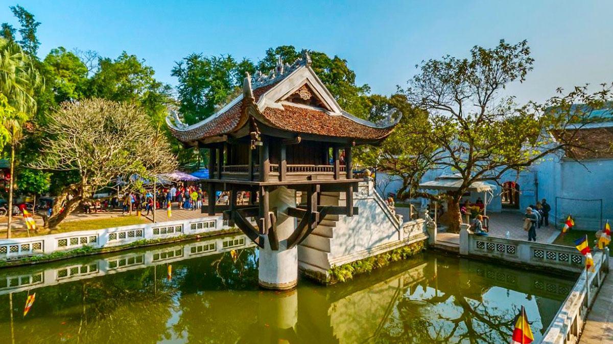 chùa Một Cột Hà Nội, kiến trúc độc đáo, biểu tượng Phật giáo nghìn năm