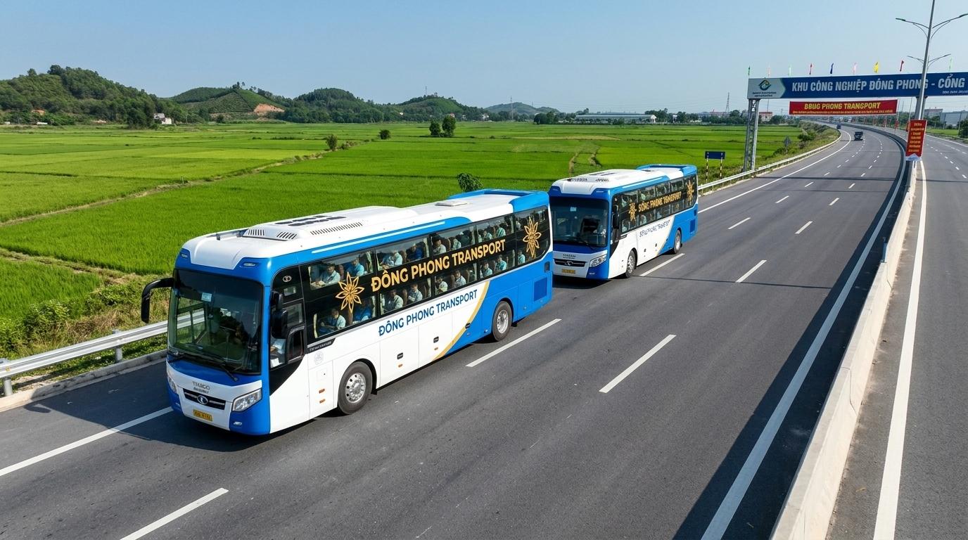 Cho thuê xe 45 chỗ phục vụ số lượng lớn