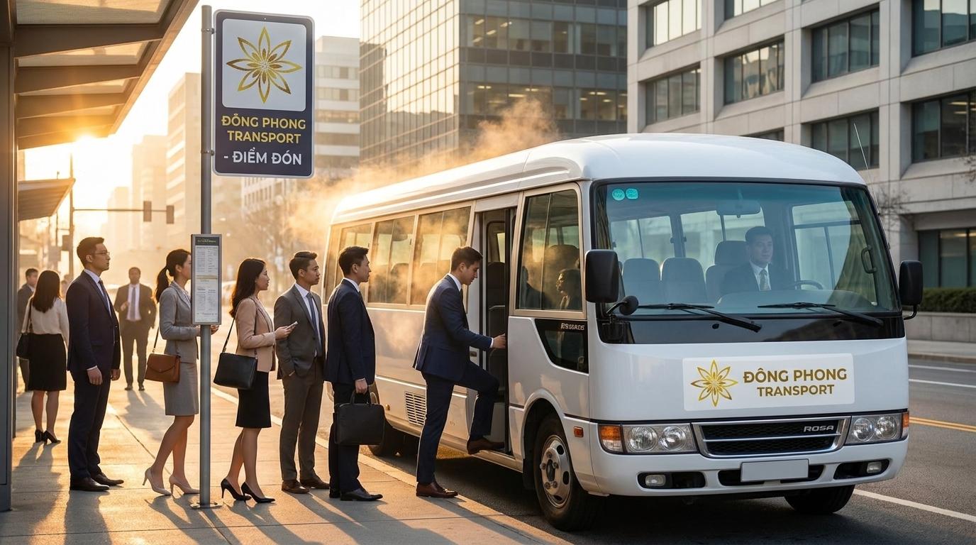 Đưa đón cán bộ nhân viên