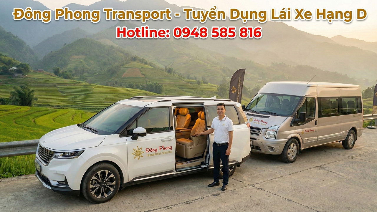 Đông Phong Transport Tuyển Dụng Tài Xế Hạng D