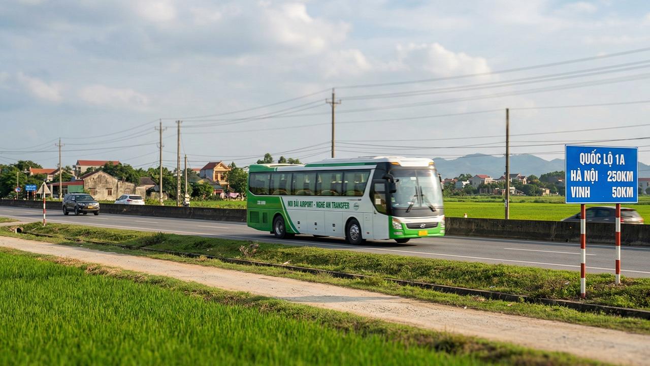 Thuê xe từ Nội Bài đi Nghệ An