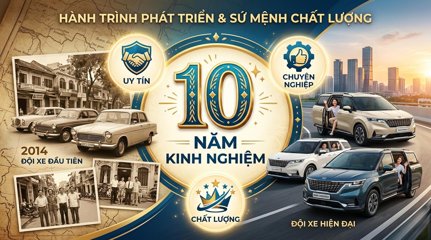 Nhiều năm kinh nghiệm cung cấp dịch vụ thuê xe theo tháng
