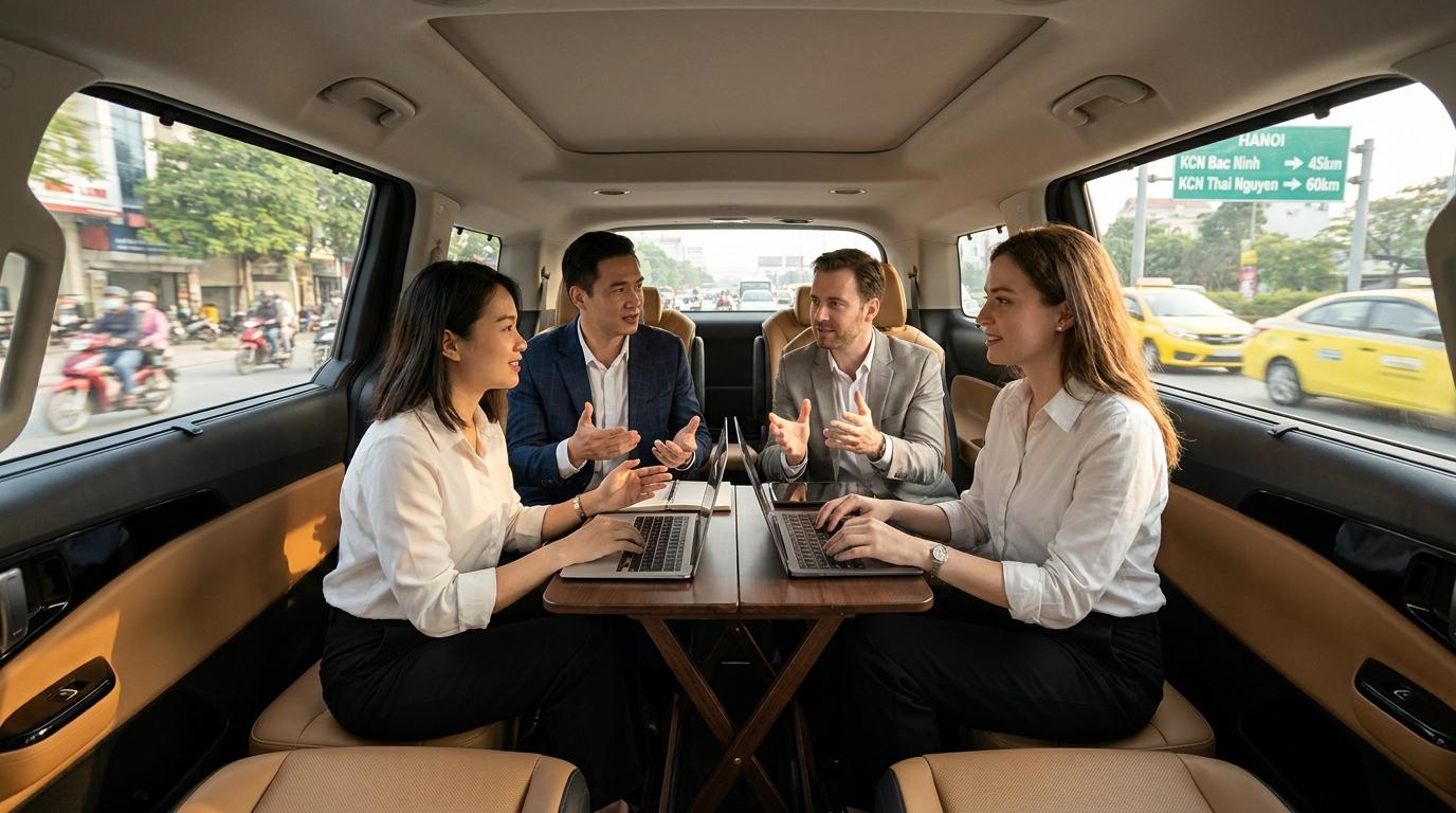 Thực trạng nhu cầu và lợi ích khi thuê xe đưa đón chuyên gia