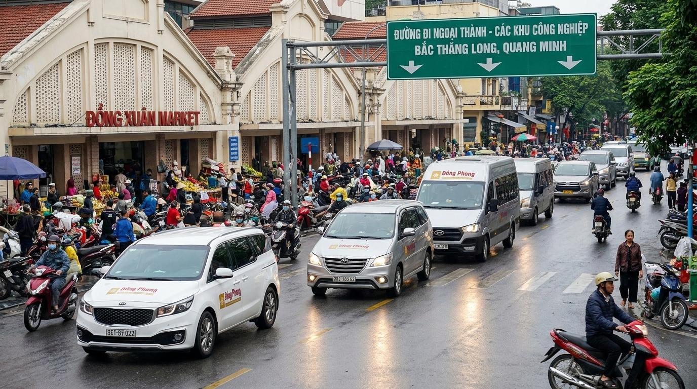Tuyến nội thành Hà Nội đi KCN ở ngoại thành