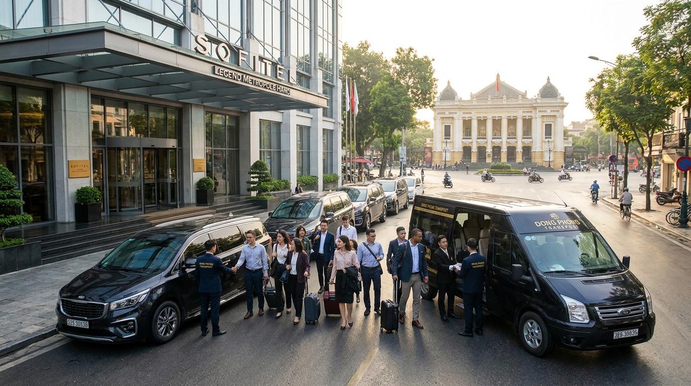 Nhu cầu thuê xe đưa đón chuyên gia từ Hà Nội đi các KCN hiện nay