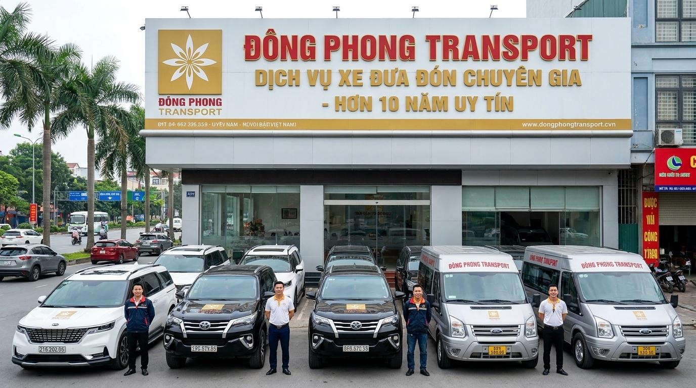 Đông Phong Transport – Đơn vị cho thuê xe đưa đón chuyên gia uy tín tại Hà Nội