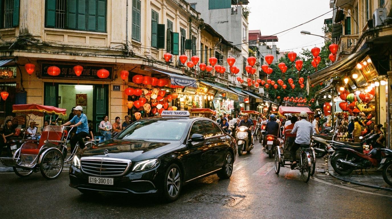 Transfer from Noi Bai Airport to Hanoi Old Quarter