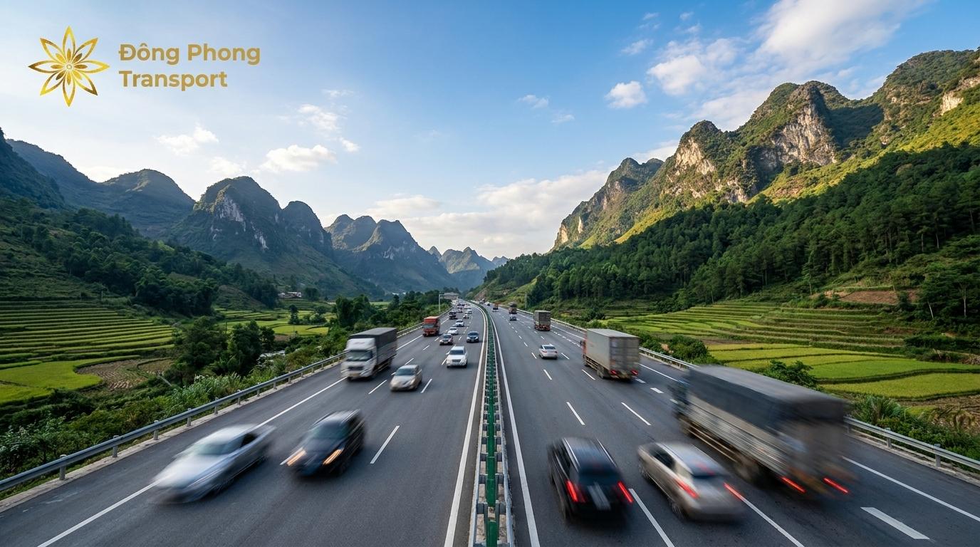 Distance and Travel Time via Noi Bai - Lao Cai Expressway