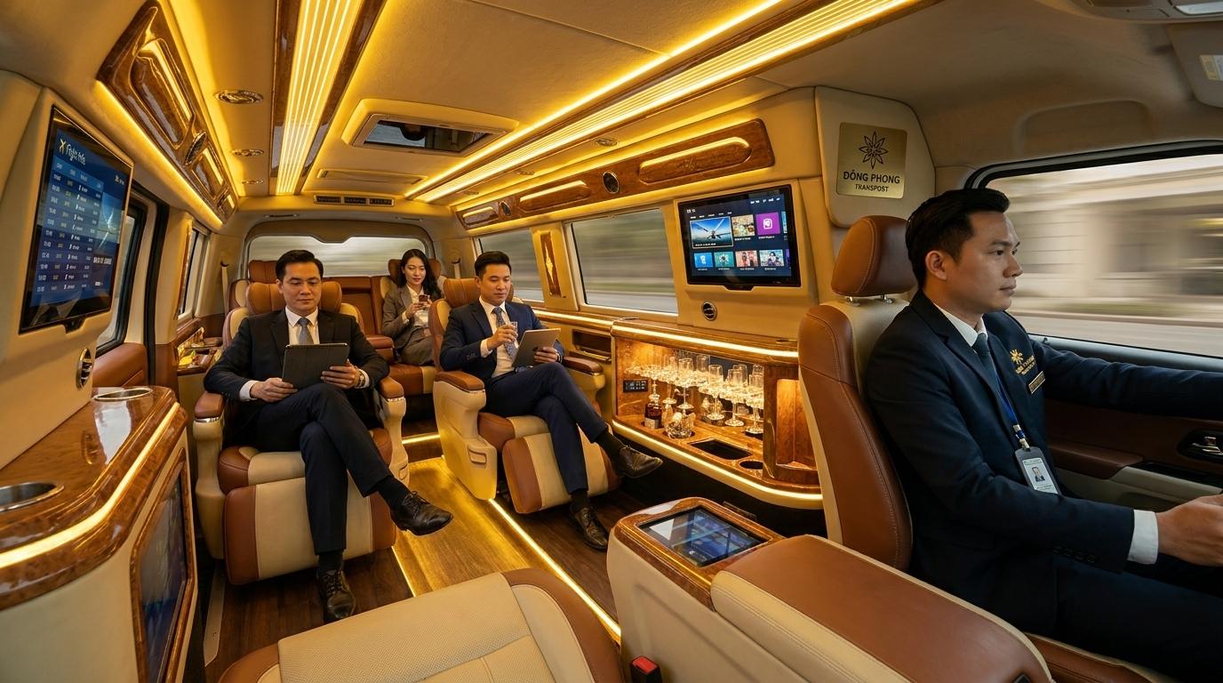 Dịch vụ thuê xe Limousine 9 chỗ đẳng cấp thương gia