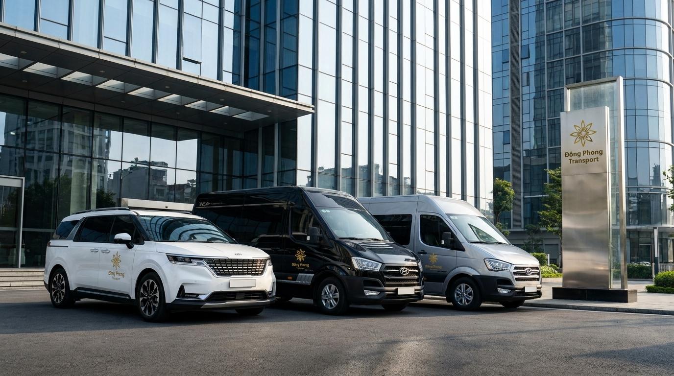Dịch vụ thuê xe theo tháng tại Hà Nội uy tín với dàn xe 7, 9, 16 chỗ Đông Phong Transport