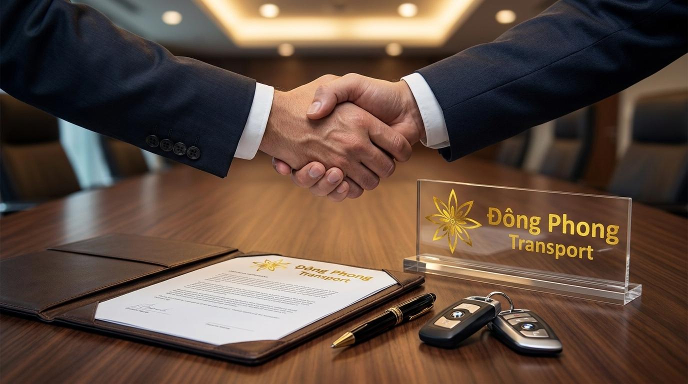 Hợp đồng thuê xe theo tháng minh bạch pháp lý và đầy đủ hóa đơn VAT