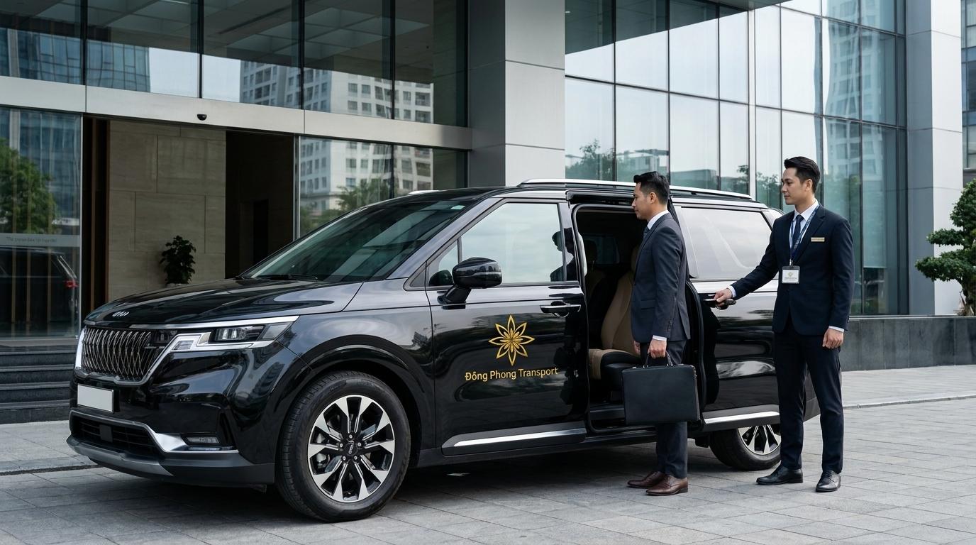Hợp đồng thuê xe 7 chỗ theo tháng đưa đón chuyên gia doanh nghiệp Đông Phong Transport